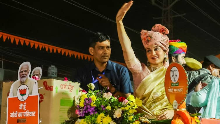 Political Newcomer Kangana Ranaut Makes History as First Non-Royal Woman to Claim Lok Sabha Seat in Himachal Pradesh