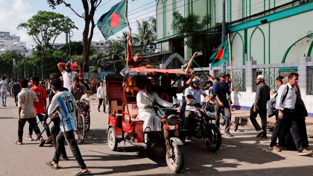 Dhaka, Bangladesh — The crisis in Bangladesh has intensified following the resignation and departure of Prime Minister Sheikh Hasina amidst violent anti-government protests. Hours after Hasina fled the country, Army Chief General Waker-Uz-Zaman announced that the military would form a caretaker government to restore peace and order.